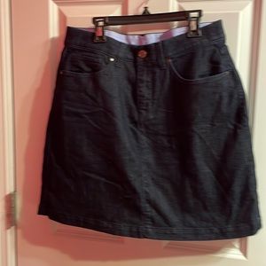 Denim Blue size 6 skort Croft &barrow